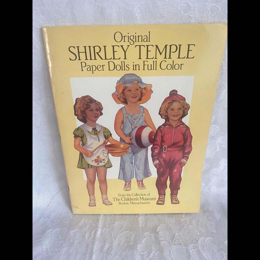 Vintage Shirley Temple Paper Doll Book
